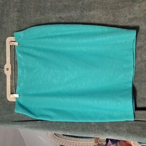 Chic Turquoise Mini Skirt